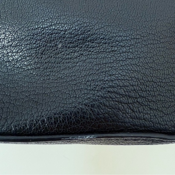 MICHAEL KORS TIPPI BLACK SLATE LEATHER LGE SATCHEL,PURSE,HAND BAG - Picture 9 of 15